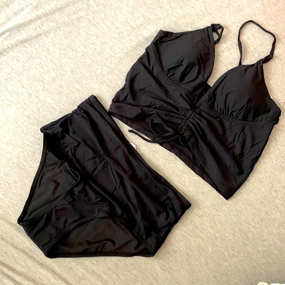 Swim New Black Two Piece Swimsuit Poshmark